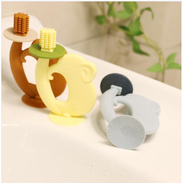 BPA Free Teether Silicone Soft Texture Easy To Hold Helps With Teething Pain Relief Best Baby Teething Toys