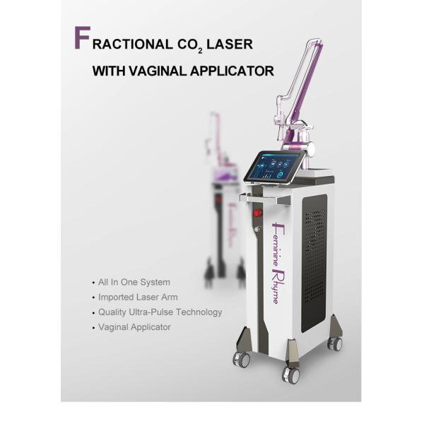 10.6μM Fractional CO2 Laser Skin Resurfacing Machine With True Color Touch LCD Screen