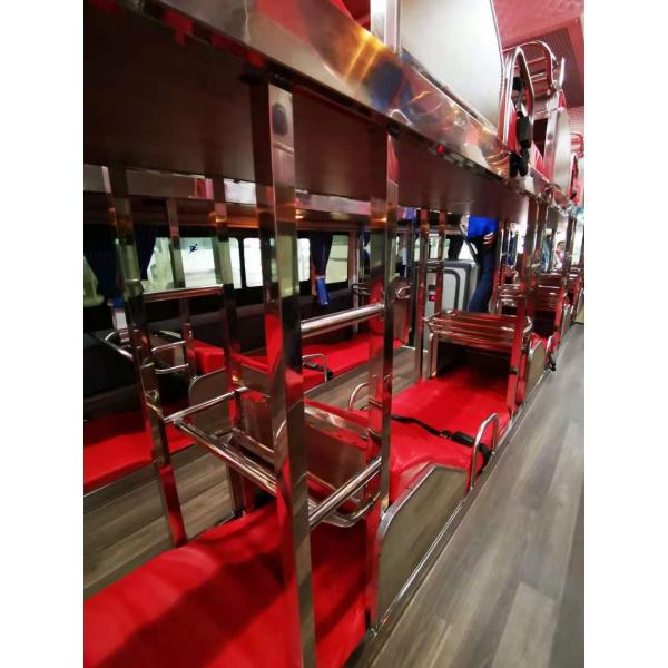 LCK6125C Zhongtong Used Bus 38 Seater White Color Sleeper Coaches for Long Travelling