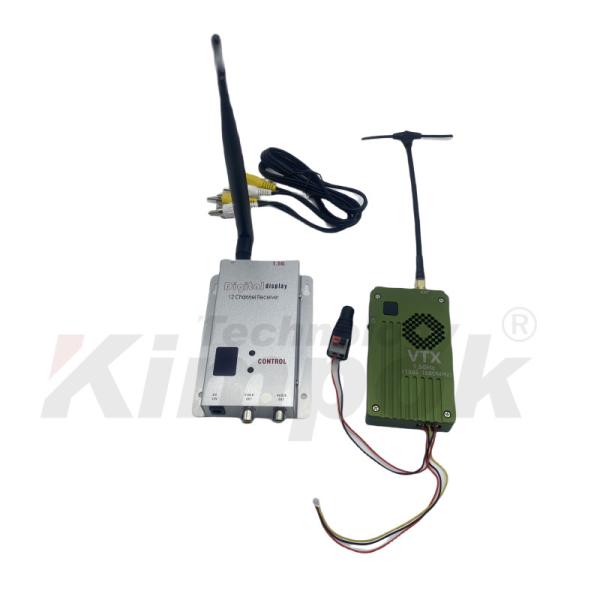 1.5Ghz 8W Video Transmitter Receiver 1.5G VRX for RC FPV Racing Drone Video Transmission High power VTX