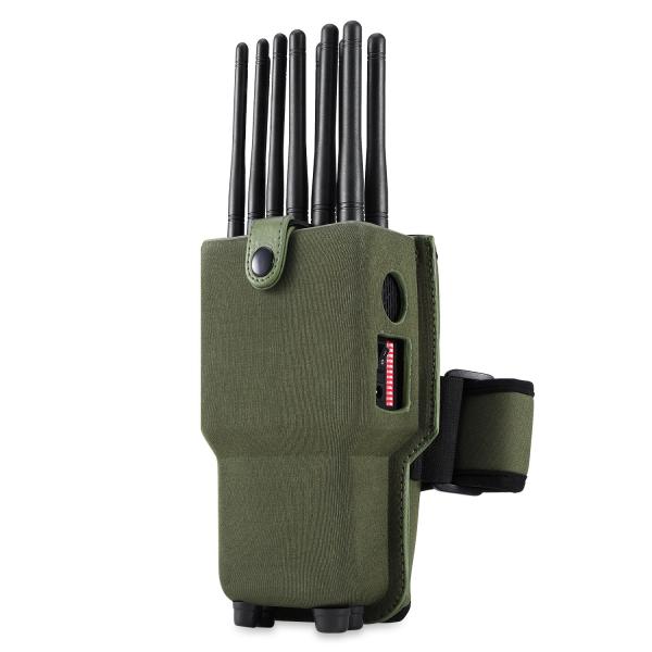 Plastic 12 Antennas Multifunctional Mobile Phone Signal Jammer Blocking All 2G.3G.4G.5G Mobile Phone Signals and GPSL1 WIFI Lojack Signals