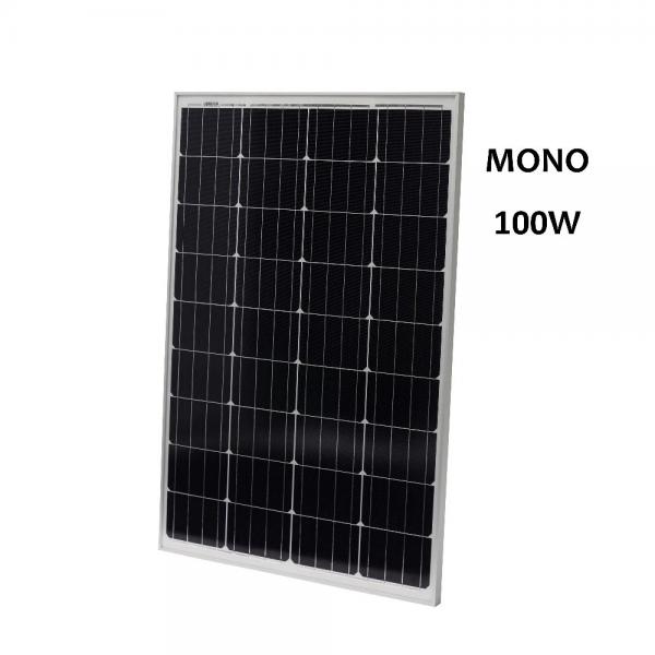 Fashionable High Quality IP65 Junction Box 100W Solar Moncrystalline Panel on Sale with TUV CE CQC Certification