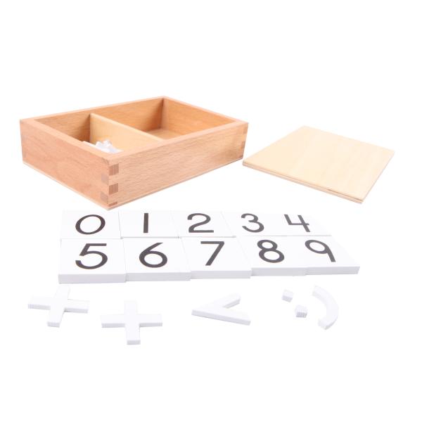 Montessori material- - Arithmetic Signs Box