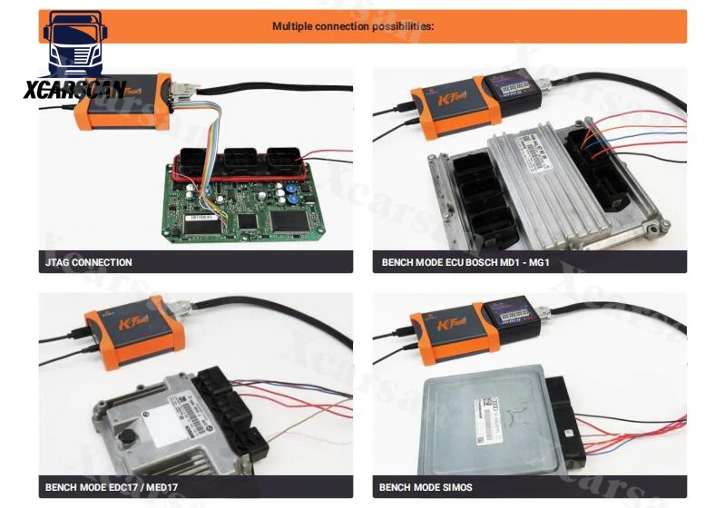 Full Version KT200 II Tool Add New License Ecu Programmer Master KT200 2 TCU Support Multiple Protocols Bench BOOTJTAG OBD BDM