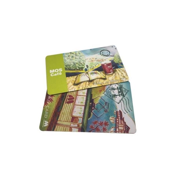 High Frequency Serial Number Barcode RFID Smart Card 13.56mhz 0.86mm