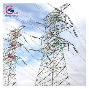 Best hot dip galvanized power transmission line equipment electric transmission tower steel lattice tower wholesale
