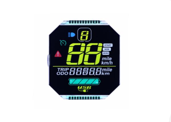 Cheap Custom Lcd Round Display Screen, VA Negative Display Module High Contrast Lcd Display, 7 Segment Rounded Lcd Module for sale