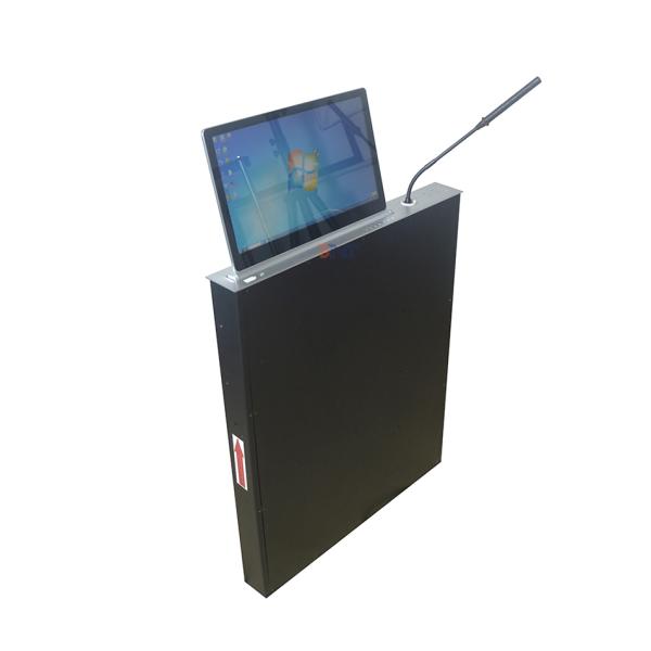 Professional Conference Motorized Pop up Monitor Hidden Desk Lcd Monitor Lift Mechanism