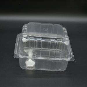 Best 137mm Disposable Food Packaging Boxes PET Fruit Clamshell Packaging wholesale