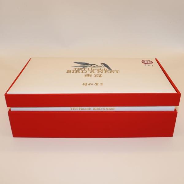 Clamshell Food Packing Boxes With Ribbon 25.5X15.5X8.5cm Size