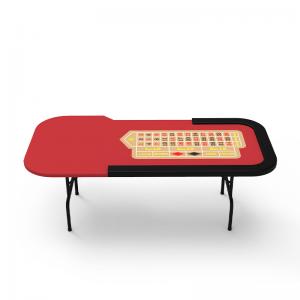 China Dustproof Folding Casino Table Custom Portable Roulette Table Professional on sale