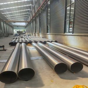 Factory supplier ASTM B338 titanium welded pipe OD377mm For Ocean Engineering