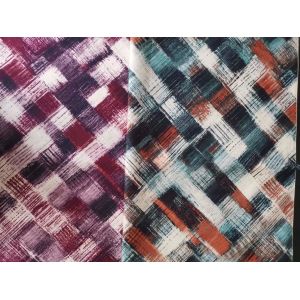 Custom Digital Print Floral Polyester Fabric Polyester Velvet Fabric