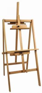 Best H Frame Artist Studio Easel For Classroom , Pine / Basswood Double Sided Easel wholesale