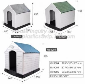 Best waterproof pet house large insulated plastic dog house, plastic dog kennel, Dog Product Plastic Durable Pet Dog House wholesale