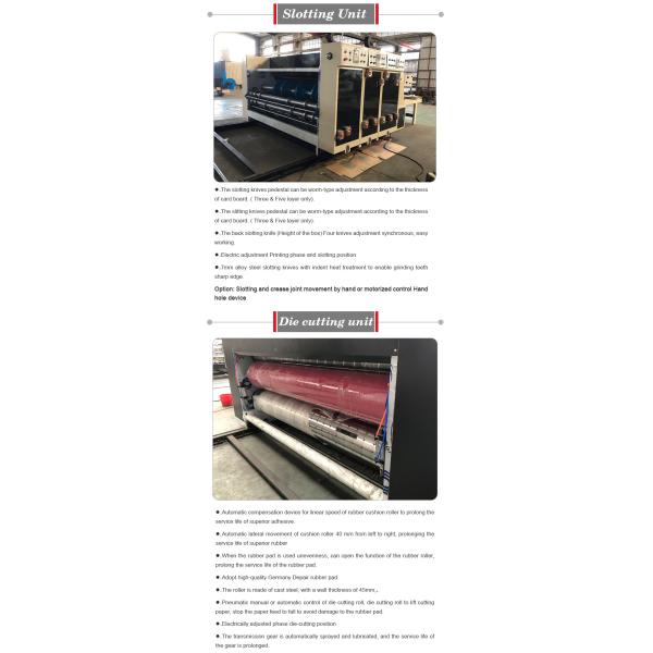 Semi Automatic Printing Slotting Die Cutting Machine