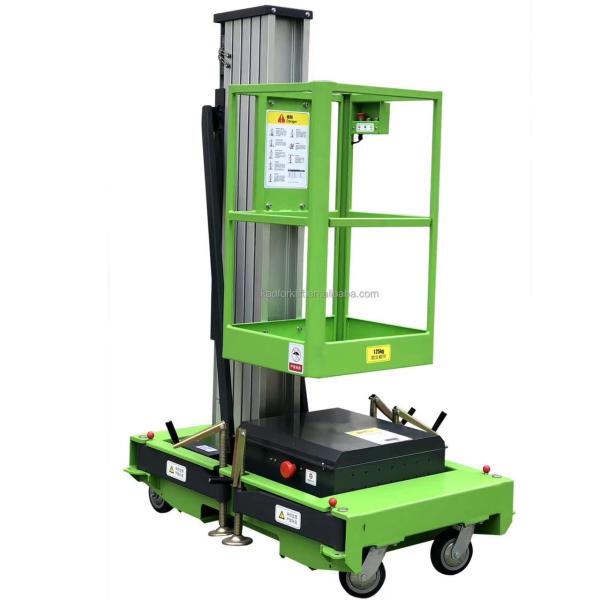ME600-1 CE 130kg 8m Electric Self Propelled Aerial Work Vertical Single Mast Lift