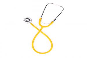 Best Hospital Use Best Seller Yellow Dual Head Aluminum Stethoscope wholesale