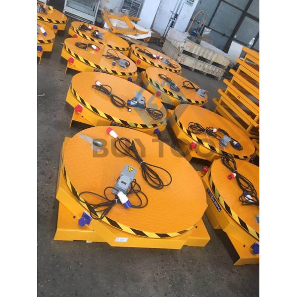 Manual Pallet Wrapper Turntable Machine For Hydraulic Platform Truck Lift Table 2000KG