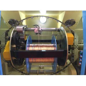 Best Sky Blue Copper Wire Bunching Machine / PLC Cable Twisting Machine wholesale