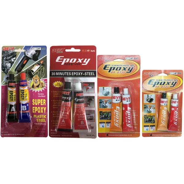 30 Minutes Fast Curing Epoxy Adhesive AB Glue For Metal And Durable 12 Months Shelf Life