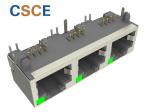 1*3 Port RJ45 Connector D Type RJ45 Modular Jack 8P8C RJ45 Connector