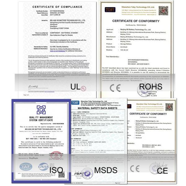 Portable LiFePO4 Deep Cycle Battery , Practical Lithium Phosphate Battery Cells