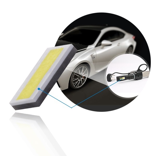 18W 5530 Series 6000-7000K Car Head Light Led Cob Chip DC9V 5.5*3.0MM