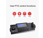 CCTV Keyboard Controller,Network 4D Joystick Decoding Keyboard With 7 Inch LCD