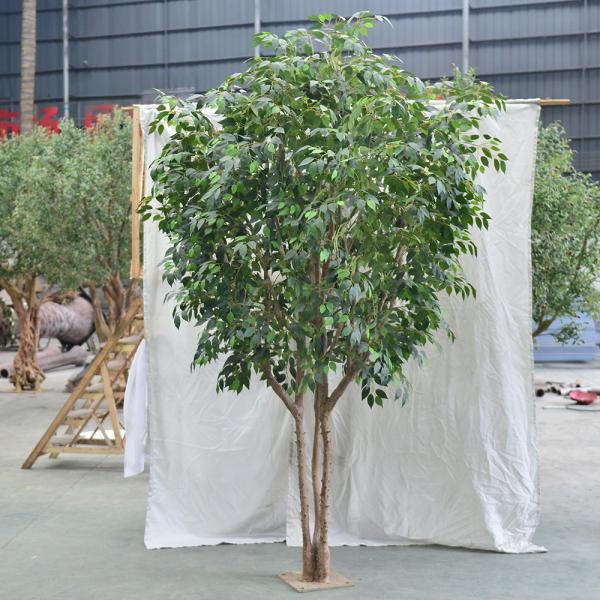 Factory Price Custom Large Green Ficus Tree Look Natural Fake Olive Tree Artificial Big Banyan Tree for Indoor Home Hotel
