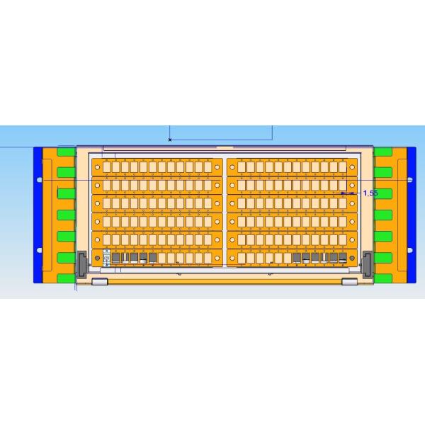 Rack Mount Industrial Fiber Optic Patch Panel Modularity For Mix Connection