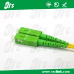 SM OS2 SC / APC Duplex Fiber Optic Pigtail For FTTH / FTTB / FTTX Custom Length
