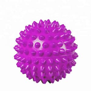 Best Purple PVC Spiky Exercise Ball Massage Trigger Point Hand Exercise Pain Relieve wholesale