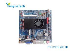 China ITX-IVYDL268 Intel Itx Board Soldered Onboard Intel IVY Bridge U Series I3 I5 I7 CPU 2 Bit on sale