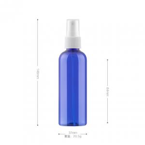 Best 100ml Face Toner Fine Mist Spray Bottles Empty PET Refillable Travel Package Bottle wholesale