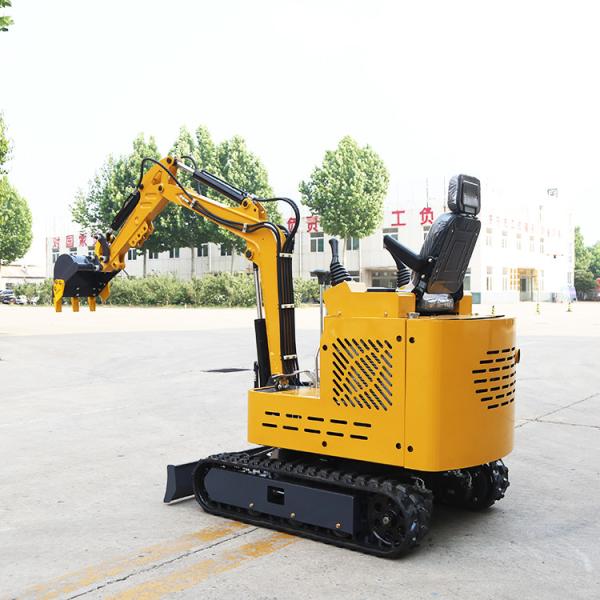 Digging Trenches Small Digger 1.8 Ton Crawler Towable Gasoline Micro Earth Moving Machinery Mini Excavator