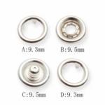 Silver Open Prong Fastener • Snap Button • Metal Snaps • No Snaps • Gripper 4