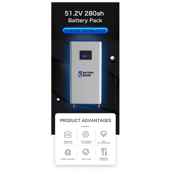 EU Best Seller 48V 51.2V 280ah/300ah/320ah Battery Boxes Built Bms DDP Shipping