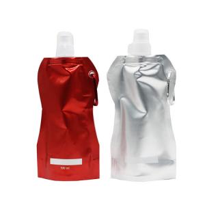 Custom Liquid Packaging Plastic Spout Pouches Juice Drink Stand Up Bag With Nozzle