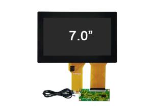 China USB Projected Capacitive PCAP Touch Display 7 Inch With TTL TFT-LCD Panel on sale