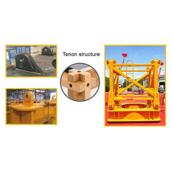 ZTT146 Flattop Tower Crane 8t Capacity 60m Jib Length 1.5t Tip Load Swing Crane Lifting Equipment