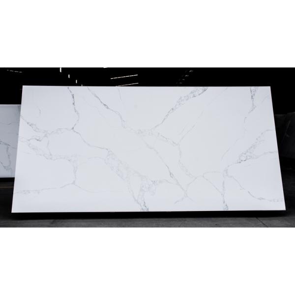 Minimalist Style Vanity Quartz Countertop Snowfall Quartz And Marble Countertops