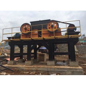 Buy cheap 210mm Feed Small Jaw Rock Crusher Big Crushing Ratio TONGHUI from wholesalers