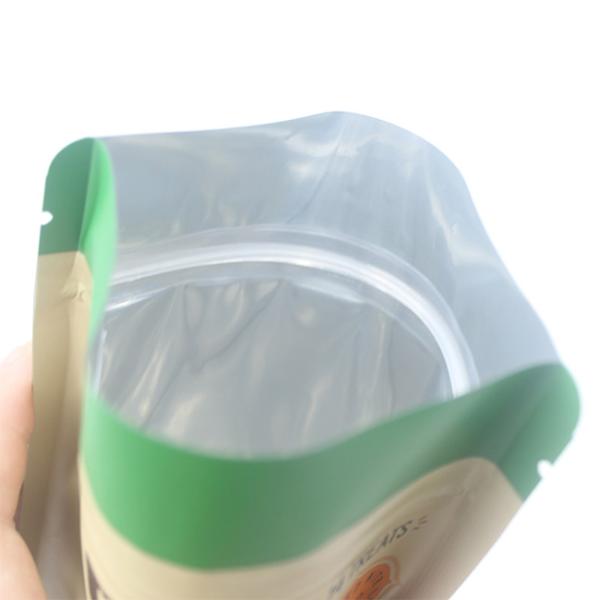 Gravure Print Biodegradable Stand Up Pouches Recyclable Zipper Top