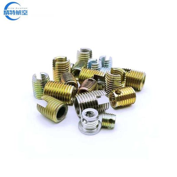SS304 Metric 302 M2 M3 M4 Holes Types Self Tapping Screw Bushing Slotted Type Wire Thread Insert