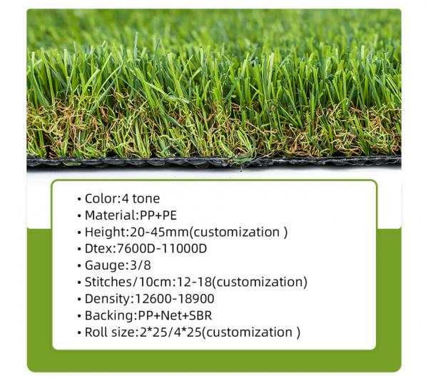 Artificial Green Plastic Decoration Artificial Green Artificial Lawn Carpet Artificial Turfartificial Lawn