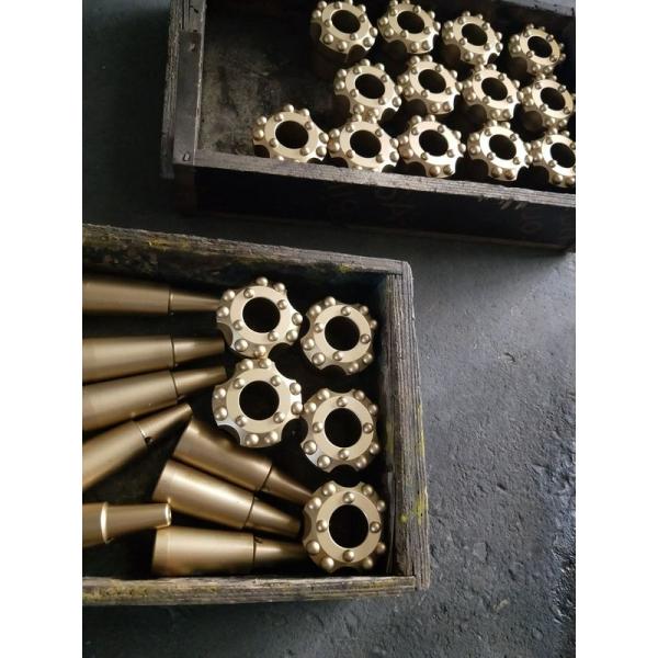 Reaming Drill Bit 6° Dia 64 76 89mm with Pilot Adapter 6° Dia 26mm Drifting Tunneling