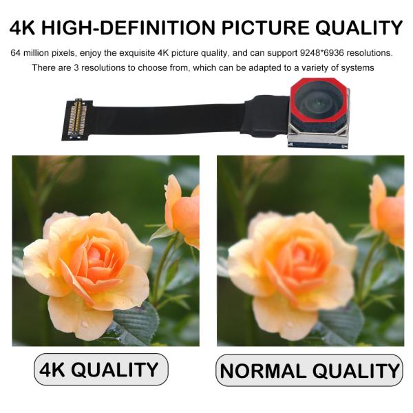 IMX686 Micro Camera Module 8K 64MP MIPI Flex Cable Mobile Phone UHD For Face Recognition