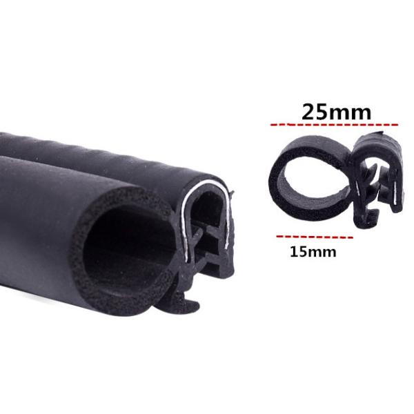 Custom Shape EPDM Black Car Door Sealing Rubber Strip for Automotive Window Sealing System
