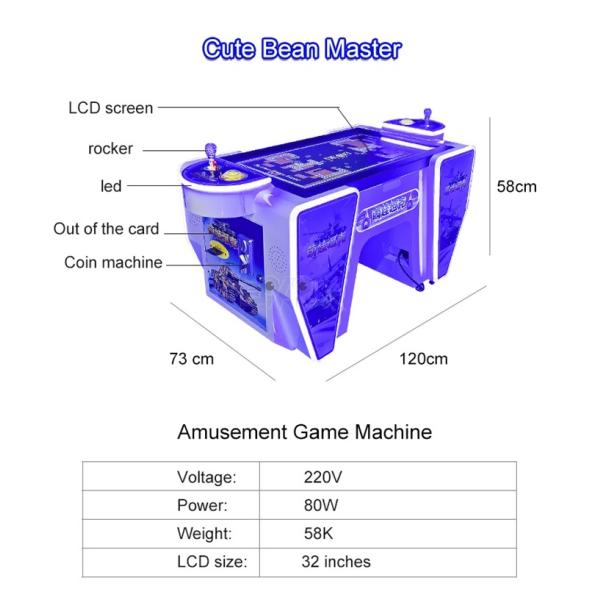 Double Players Cute Baby Tank Cards Or Lottery Tickets Coin Operated Amusement Game